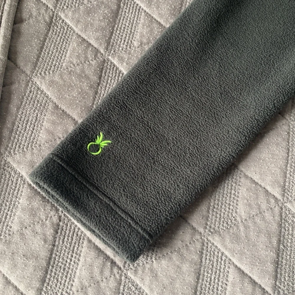 Dudley Stephens Cobble Hill Vello Fleece Turtleneck Steel Grey - Picture 8 of 10